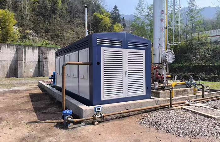 氣舉壓縮機使用現場普光油田